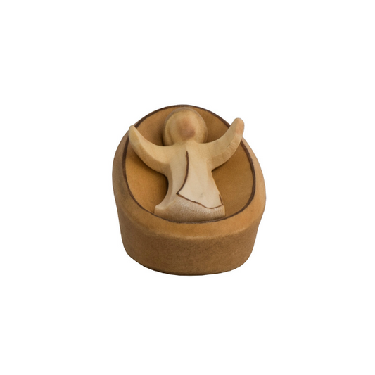 Aramkrippe_color_Jesuskind in Krippe