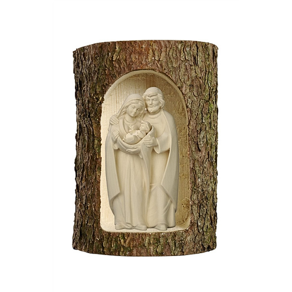 Heilige Familie in Baumstamm_natur