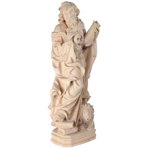 Heiliger Markus_holzgeschnitzt_naturbelassen