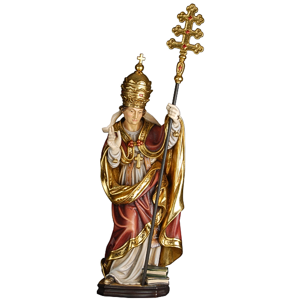Heiliger Papst_holzgeschnitzt_handbemalt