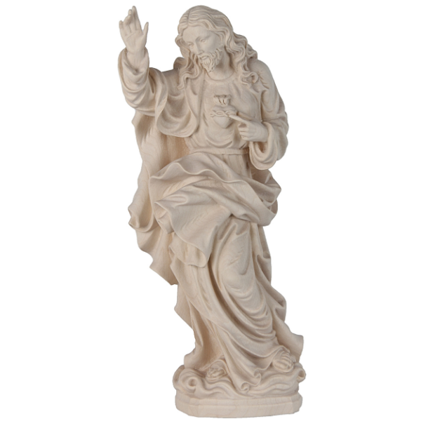 Herz Jesu_holzgeschnitzt_naturbelassen