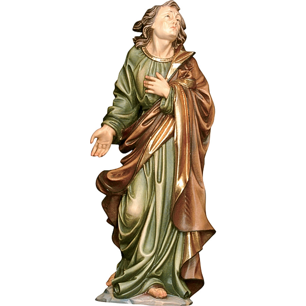 Heiliger Johannes unterm Kreuz_holzgeschnitzt_color