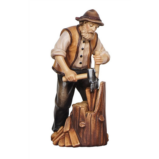 Kostner krippe_Hirte Schindelspalter_color