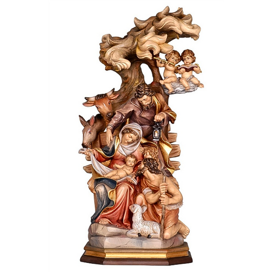 Krippenensemble in einem Stueck_barock_color