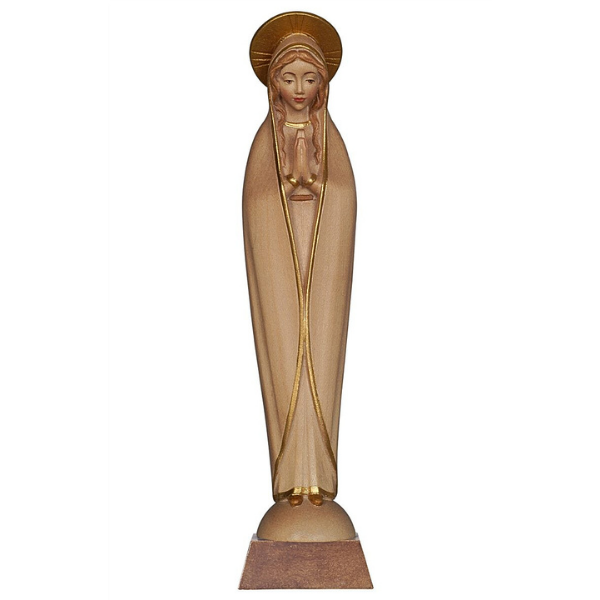Madonna Fatima_holzgeschnitzt_gebeizt