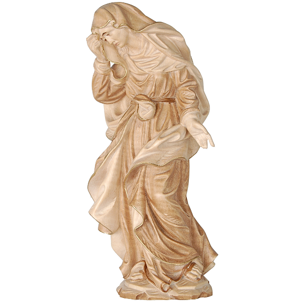 Madonna adolorata_holzgeschnitzt_gebeizt