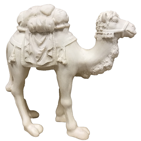 Orientalische Krippe_Kamel mit Gepaeck_natur