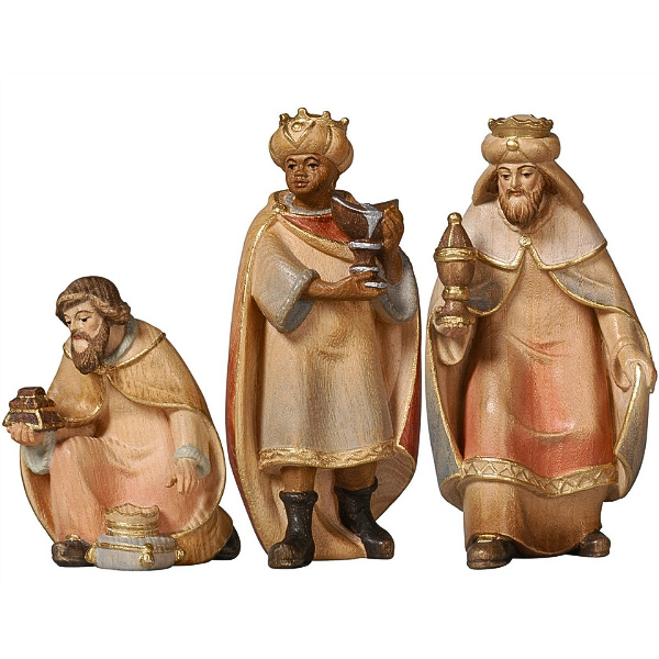 Pema Krippe_Drei Koenige_geschnitzt_color