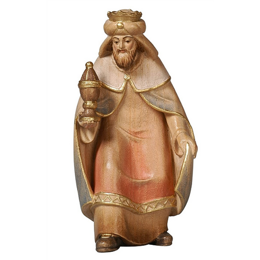 Pema Krippe_geschnitzt_Koenig_color