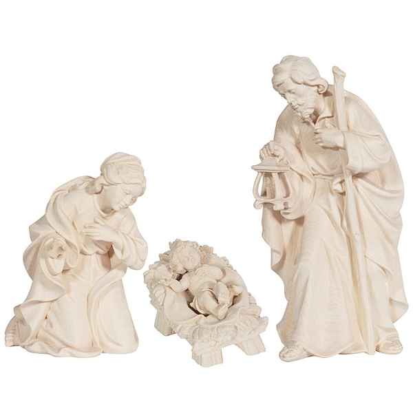 Rainell Krippe_holzgeschnitzt_Heilige Familie_natur