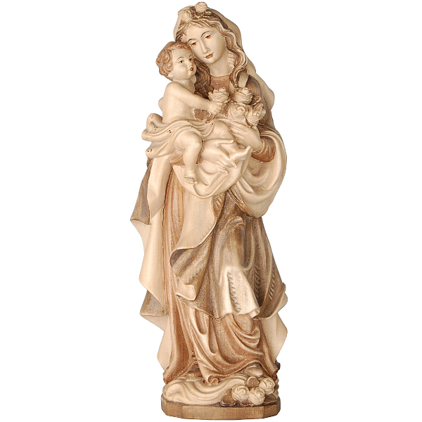 Rosenmadonna_holzgeschnitzt_gebeizt