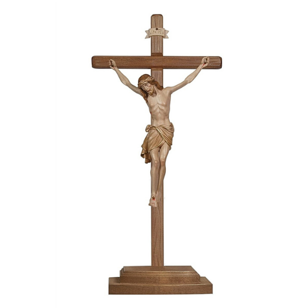 Standkreuz_holzgeschnitzt_gebeizt