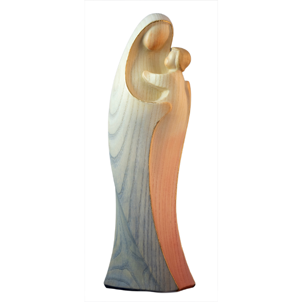 Stilisierte Madonna_holzgeschnitzt_leichtcolor