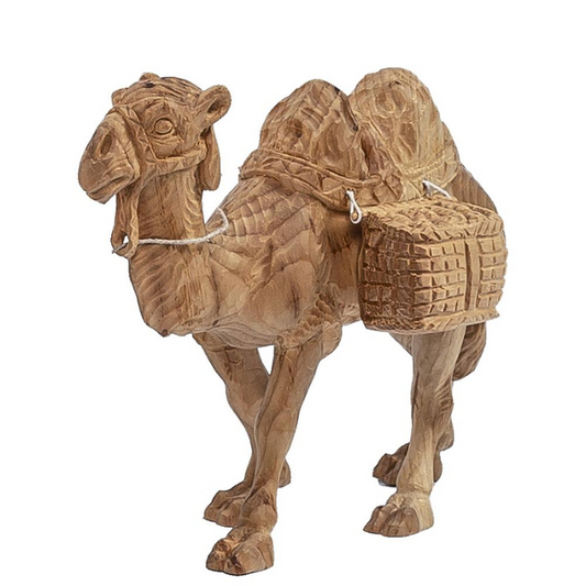 ZirbenKrippe_handgeschnitzt_Kamel