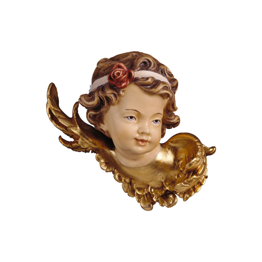 engelskopf holzgeschnitzt color