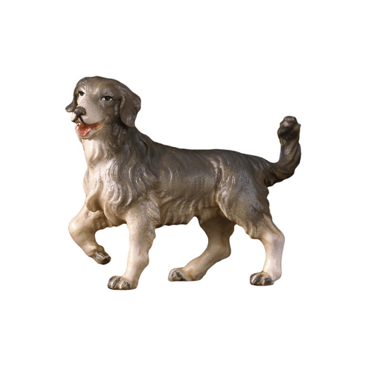 hund hirtenkrippe holzgeschnitzt color