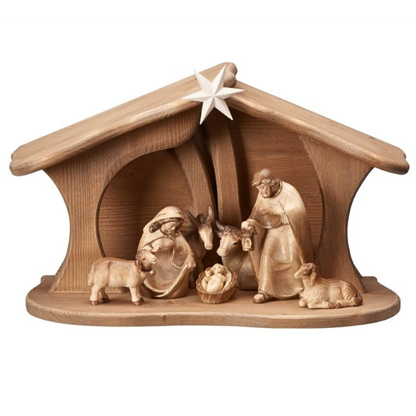 Pema Krippenset 9 teilig im Familienstall Luce