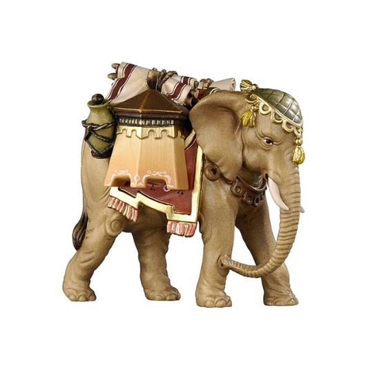 Elefant mit Gepäck Krippentier