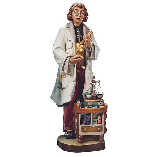 Apotheker_holzgeschnitzt_coloriert
