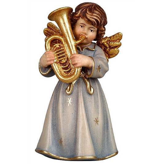 Engel geschnitzt color Tuba