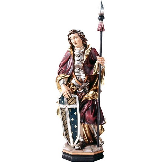 Heiliger Ritter_holzgeschnitzt_handcoloriert
