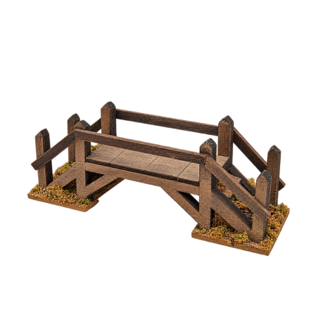 Rabbit hutch for a nativity scene