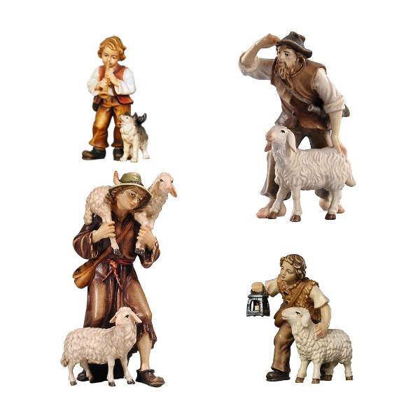 Kostner Krippenfiguren Hirten Set 3