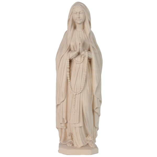 Lourdes Madonna_holzgeschnitzt_naturbelassen