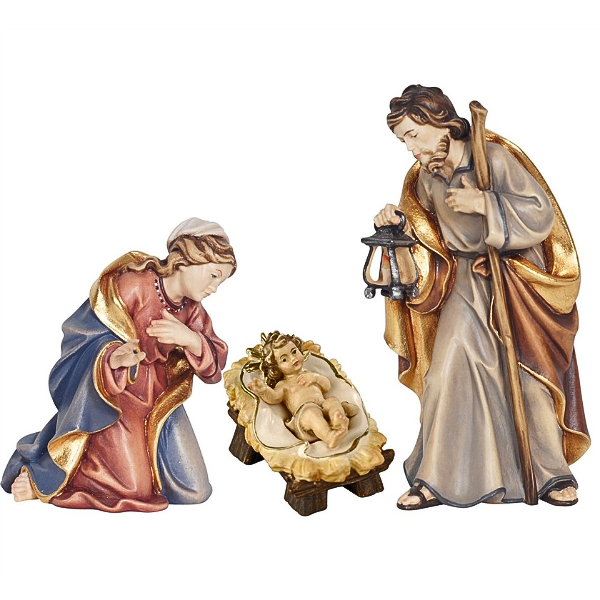Rainell Krippe_holzgeschnitzt_Heilige Familie_color